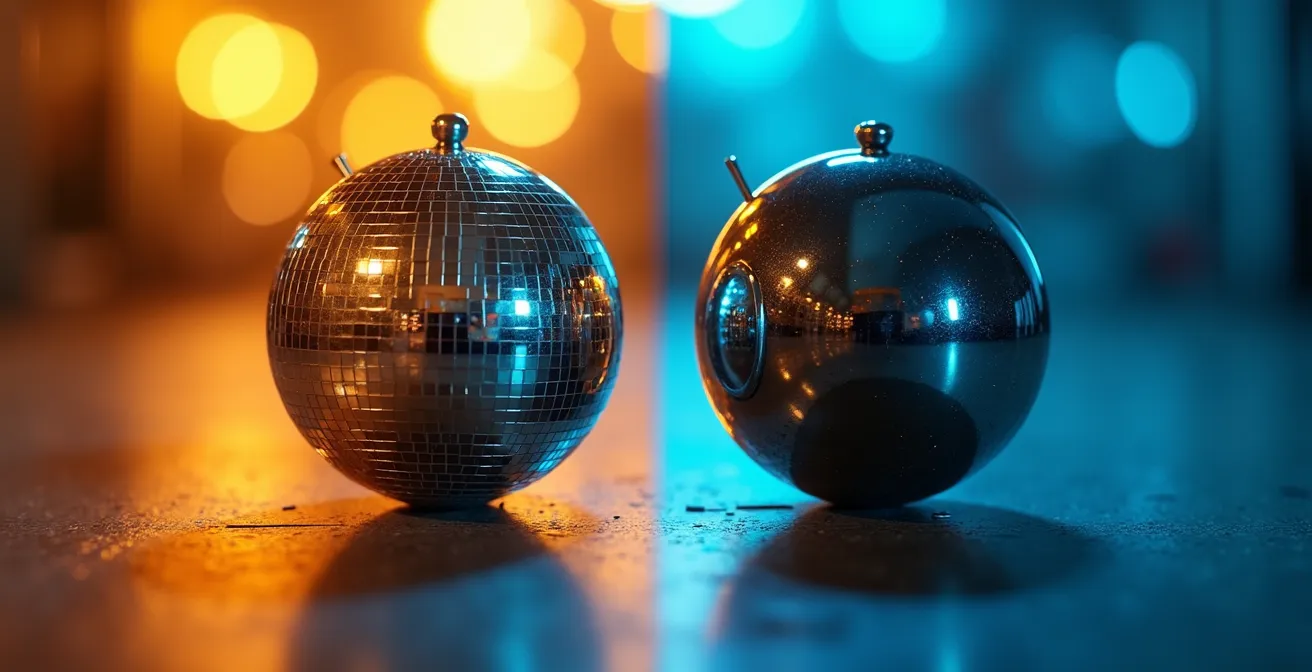 Comparaison visuelle des patterns rythmiques entre House et Techno