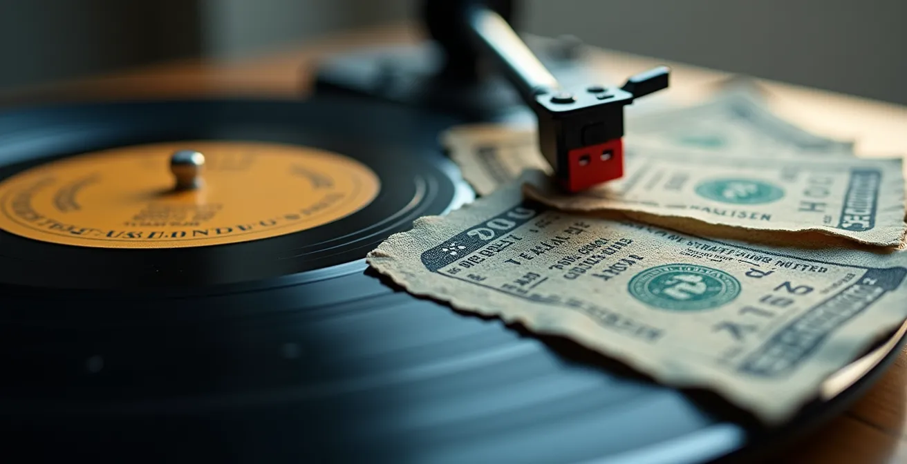 Écosystème des revenus multiples d'un artiste musical moderne